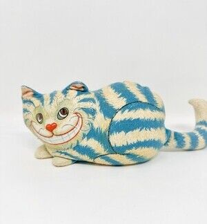Cheshire Cat Rare Plush Armand Eisen 1988 the toy works signed Michelle Wiggins